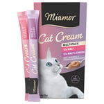 Miamor Cat Snack Malt Cream & Malt-Ost Multiboks - 24 x 15 g