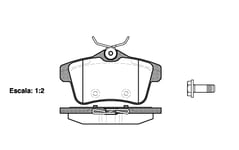 Bromsbelägg - Peugeot - 308, 3008, 508, 5008, Rc. Citroen - C4, Ds5, Ds4. Ds - Ds4, Ds5