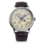 Orient Bambino SUN & MOON RN-AK0803Y Mechanical Automatic Limited Watch NEW
