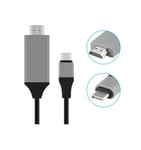 2m Type C to HDMI Cable Converter 4K HDTV USB Adapter For Samsung/Ipad/Huawei