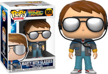 BACK TO THE FUTURE- MARTY WITH GLASSES 3.75" POP  VINYL FIGURE FUNKO 958 NEW