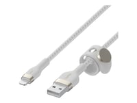 Belkin Boost Charge - Lightning-Kabel - Usb-Hane Till Lightning-Hane - 3 M - Vit