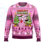 Rolig hund God Jul Ful Jultröja Pullover Herrar 3D Tröja Toppar L Funny dog