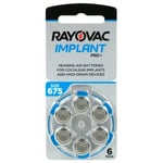 Rayovac Implant Pro+ batteri till Cochlear Implantat Hörapparatsbatteri storlek 675