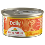 Økonomipakke Almo Nature Daily Menu 24 x 85 g - Mousse med Kylling