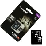 Acce2s - Carte Mémoire Micro SD 32 Go Classe 10 pour Doro 6620-8062 - 8035-8040/8042