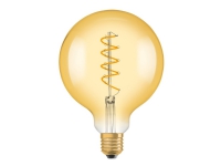 OSRAM Vintage 1906 - LED-glödlampa med filament - form: glob - klar finish - E27 - 4 W (motsvarande 28 W) - klass G - varmvitt komfortljus - 2000 K - guld