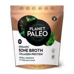 Planet Paleo Organic Herbal Defence Bone Broth Collagen Protein - 450g