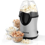 Salter® Popcorn Maker Healthy Electric Hot Air Popper Machine 1200 W Grey/Black