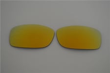 NEW POLARIZED REPLACEMNT 24k GOLD LENS FOR OAKLEY SLIVER STEALTH SUNGLASSES