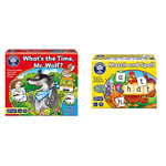 Orchard Toys What's the Time, Mr Wolf Game & Match and Spell Game