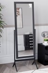 Vida Designs Nishano Rectangle Cheval Mirror Full Length Rotating Frame