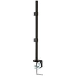 LINDY 700mm Pole with Desk Clamp, Colour: Black