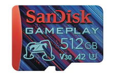 SanDisk GamePlay - flash-minneskort - 512 GB - mikroSDXC UHS-I
