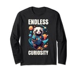 Ferret in universe. Endless curiosity. Long Sleeve T-Shirt
