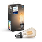 Philips Hue white LED E27 filament 7,2W, 2100K, dimmbar, bluetooth