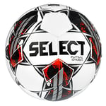 SELECT Samba V22 Ballon de Futsal Senior, Blanc/Noir/Rouge, Senior (Taille 4)