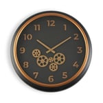 Versa Queensland Silent Wall Clock för kök, vardagsrum, matsal eller sovrum, mått (H x B x L) 52 x