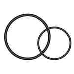 Garmin Varia universal seat post quarter-turn mount - pack of o-rings,Black