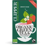 Clipper Green Tea Strawberry 20 tepåsar