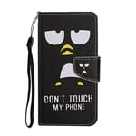 Xiaomi Redmi Note 8 Pro Case Phone Cover Flip Shockproof PU Leather with Stand Magnetic Money Pouch TPU Bumper Gel Protective Case Wallet Case Penguin