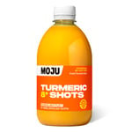 MOJU Turmeric Dosing Bottles (6x500ml) | 16.3g of Fresh Turmeric Root in Each Shot | Plant Powered Daily Go-To/Post Workout | Whole Ingredients, Nothing Artificial, No Added Sugar | 8+Shots per Bottle
