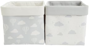 Argos Home Nursery Pack of 2 Storage Bag - Grey