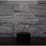 Veeki Elvis Aaron Presley Skrivbordslampa The King Of Rock And Roll Led Nattljus Musik Atmosfär Usb Födelsedagspresenter [DB]