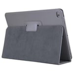 Leather Flip Cover Stand Plain Folio Case for Apple iPad Air 1 2 5th 6th Gen 9.7 (For Apple IPad Air 2017-18, Grey)