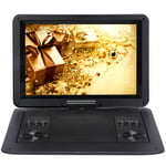 22 Inch Portable DVD Player, Multifunctional Home CD Player HD TV Player Playback Format AVI/SVCD/CVD, Support for USB And SD Cards