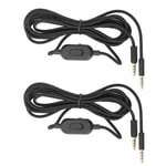 Audio Aux Cable 2m Headset Microphone Cord Fit for Logitech G233 G433 G PRO X