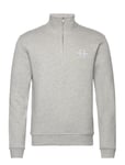 Les Deux Ii Half-Zip Sweatshirt 2.0 Tops Sweat-shirts & Hoodies Sweat-shirts Grey Les Deux