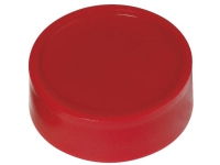 Rund magnet Ø3,4cm röd 10st (61733-25)