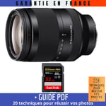 Sony FE 24-240mm f/3.5-6.3 OSS + 1 SanDisk 32GB UHS-II 300 MB/s + Guide PDF 20 techniques pour réussir vos photos