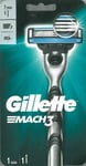 Gillette Mach 3 Razor for Men Shaving Handle With One Cartridge