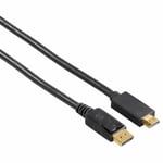 HAMA Displayport till HDMI-kabel - Guldpläterad 1,8 m
