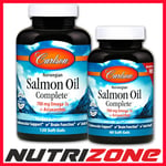 Carlson Labs Norwegian Salmon Oil Complete 700mg Omega 3 - 120 + 60 softgels