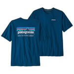 Patagonia M P-6 Mission Organic T-Shirt Lagom Blue