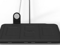 Mophie Wireless Charging 4in1 - trådløs lader for fire enheter med holder for AppleWatch 10W (svart)