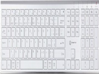 Keyboard Powerton Powerton UltraSlim, CZ/SK keyboard, Multi-Device type 2.4 GHz Dongle + Dual Bluetooth, wireless, silver