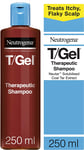 "T/Gel Therapeutic Shampoo - Itchy Scalp and Dandruff, Fresh Rain Scent - 250ml"