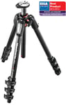 Manfrotto 055 Carbon 4-section Tripod - Karbon fotostativ m/horisontal søyle