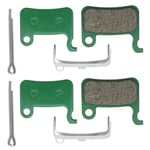 2 Pairs Ceramic Brake Pads for Xiaomi Mi 3 E-Scooter Replacement 32x27x4mm Green