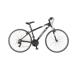 Coyote URBAN Gents's Hybrid Bike With 700C Wheels 22-Inch Frame, 18-Speed Shimano Gearing & Shimano EZ Fire Shifters,V-Brake, BLACK Colour