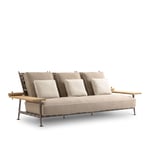 Cassina - 239 Fenc-e-Nature 3-Seater Sofa, Cat. L Kemi, Muschio 13L367 Backrest Willow  Frame Ivory - Utomhussoffor