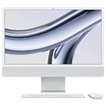 Apple 24" iMac With Retina 4.5K Display M3 Chip With 8 Core CPU And 10 Core GPU 256GB SSD Silver