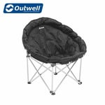 Outwell Casilda Folding Chair Black - Camping Caravan Motorhome Fishing Chair