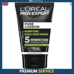 L'Oréal Paris Men Expert Face Wash Pure Charcoal, 100 ml (Pack of 1)