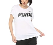Puma Modern Sport Graphic T-Shirt Femme Puma White FR : XS (Taille Fabricant : XS)