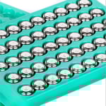 50 st Lr44 Ag13 Cell Coin Watches Batteri L1154 357 Sr44 1.5v Alkaliska Knappbatterier Lämplig Kompatibel Klocka(AG13  LR44  50 st)